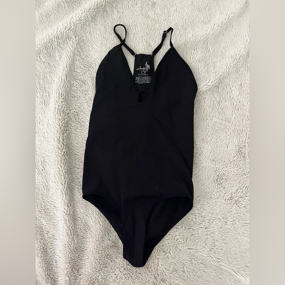 free people black bodysuit